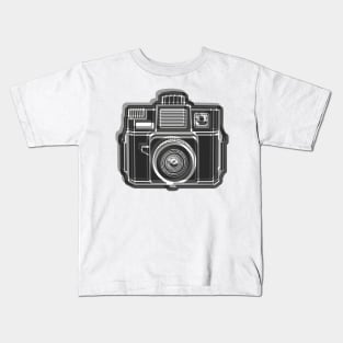 ISSF Society6 logo B&W Kids T-Shirt